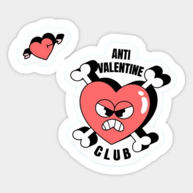 Anti valentines Sticker by CharactersFans